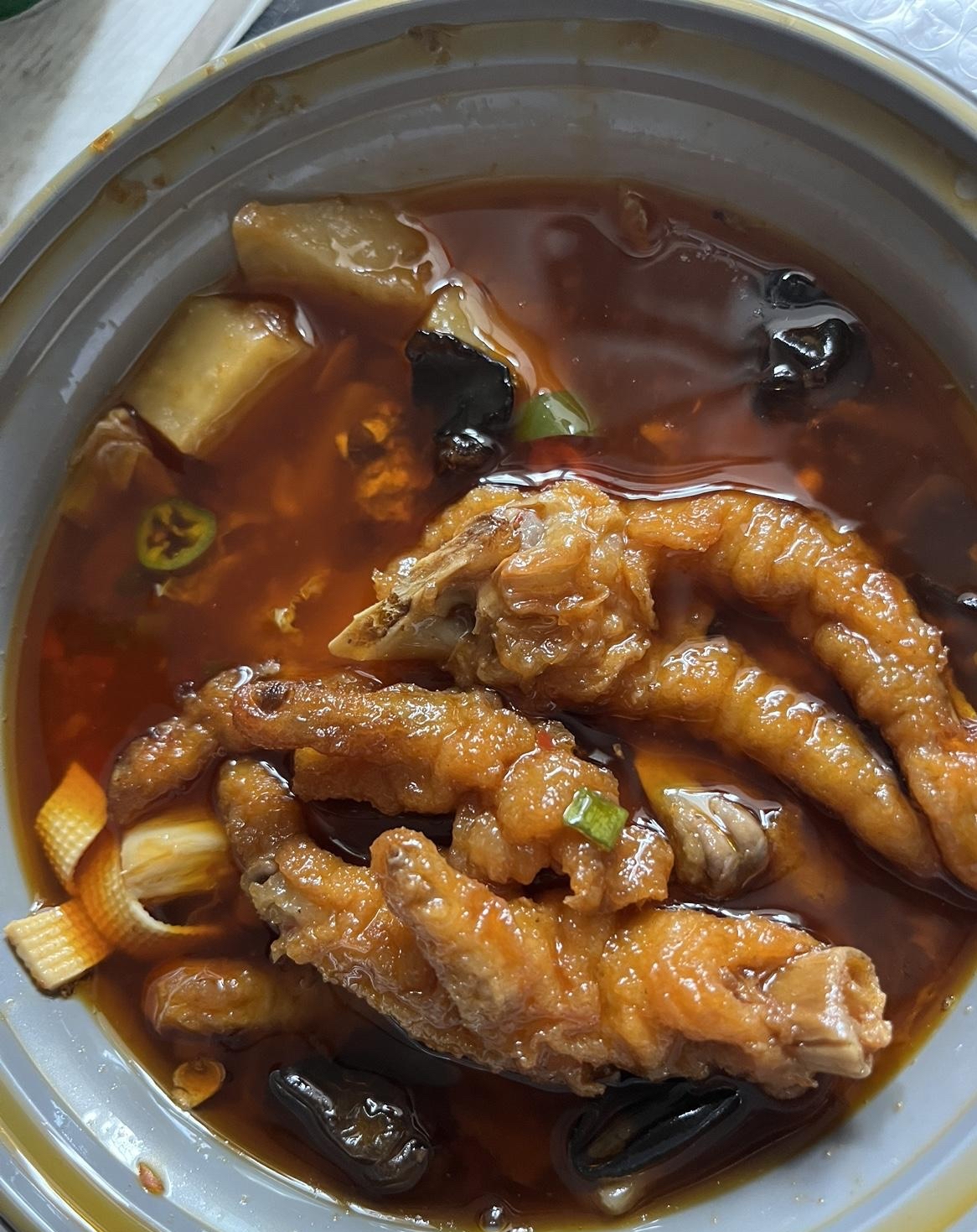 油炸鸡爪怎么做才会起泡变大?