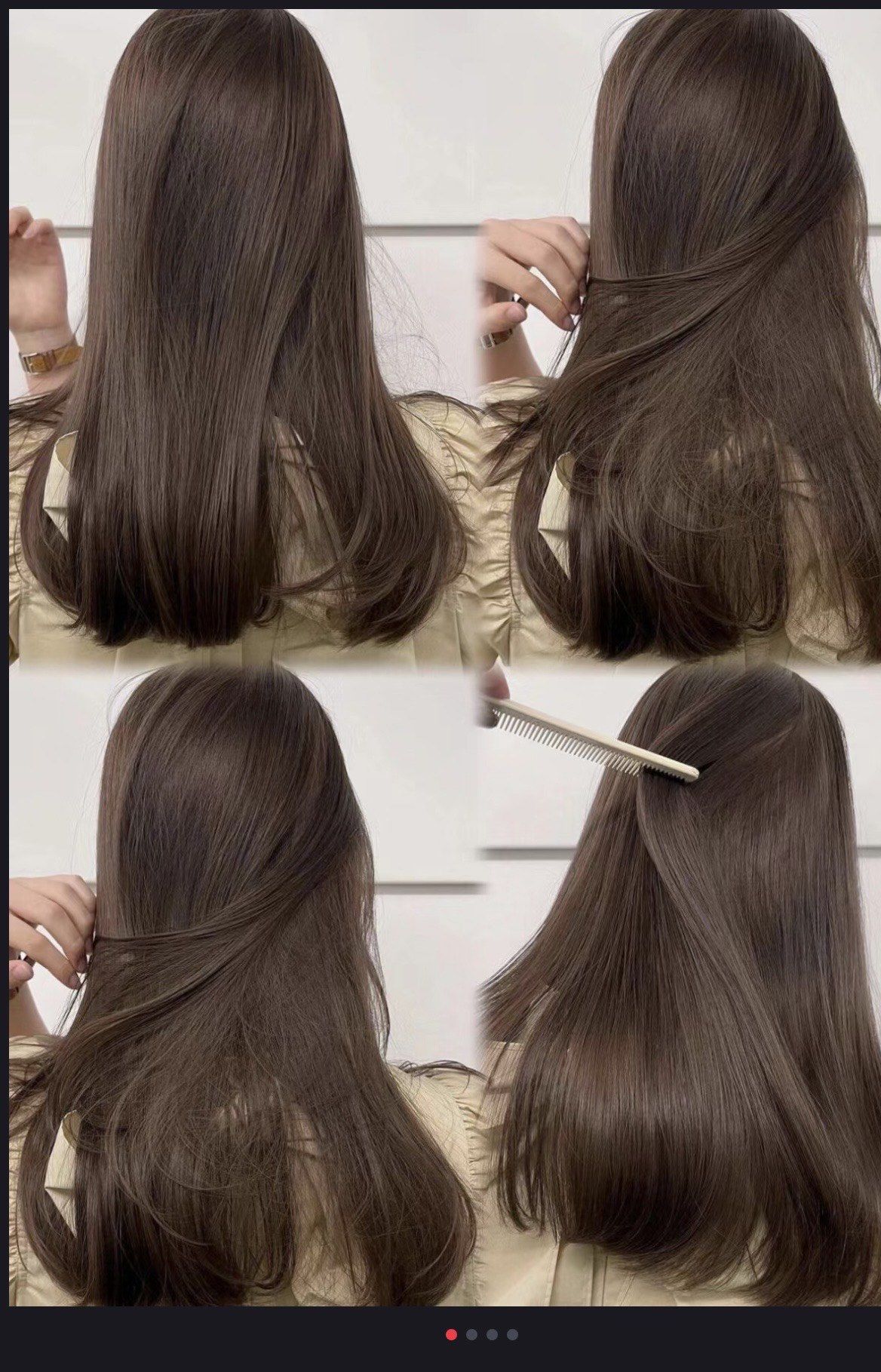 巧克力色头发适合年龄