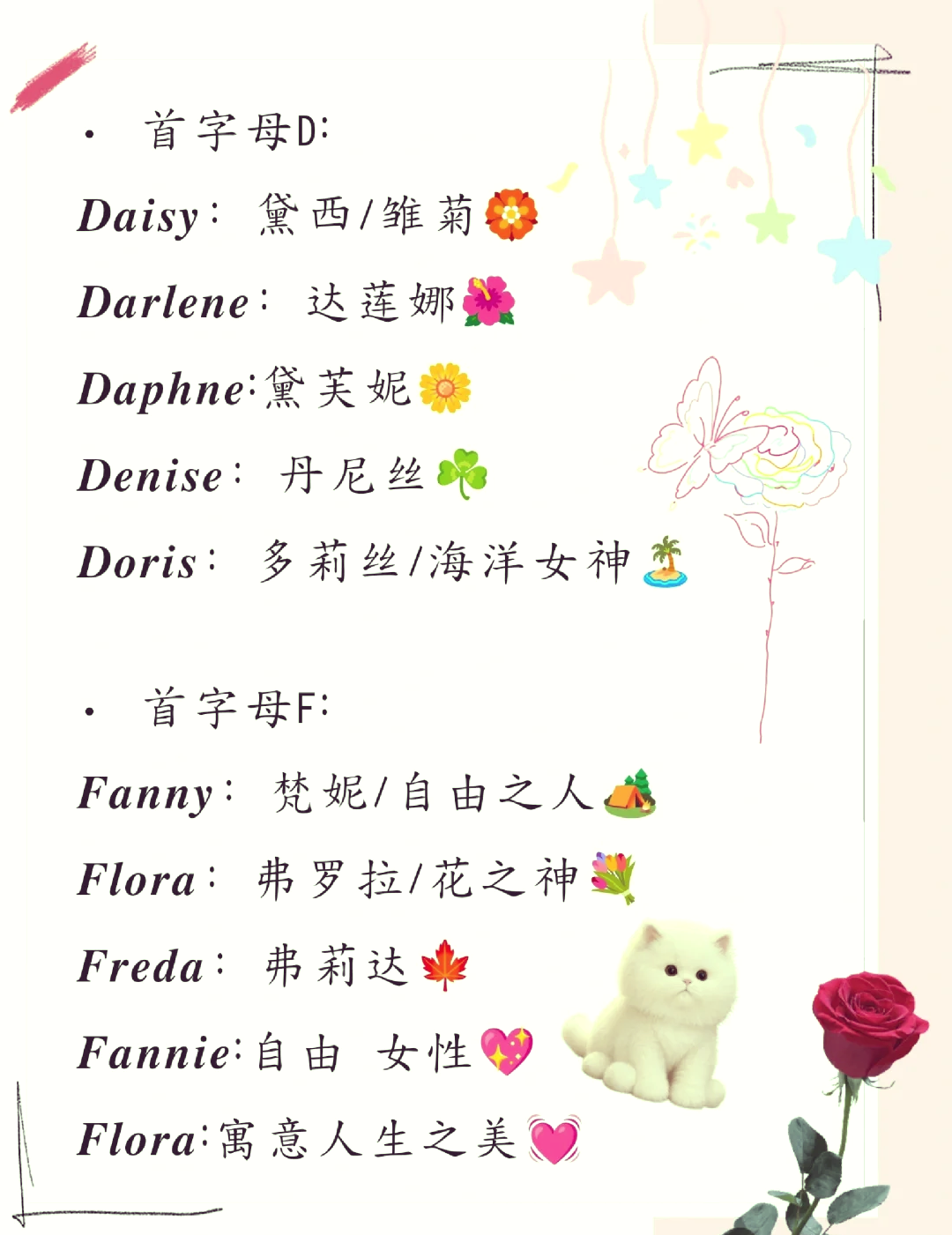 给女朋友取个暖心昵称英文的有哪些